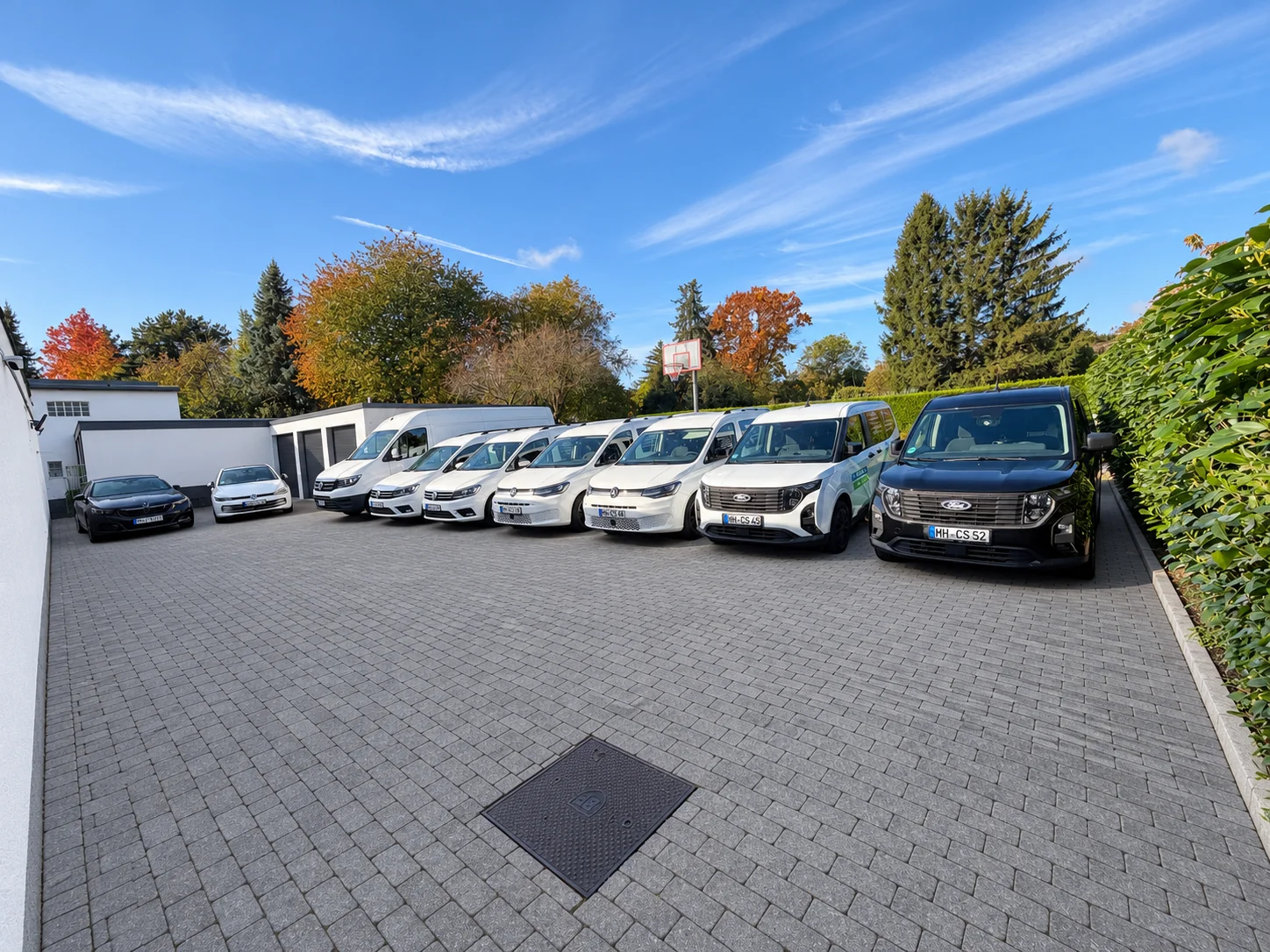 Fuhrpark von Clean & Service Gebäudereinigung